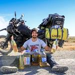 Adventure rider reaches Tajikistan