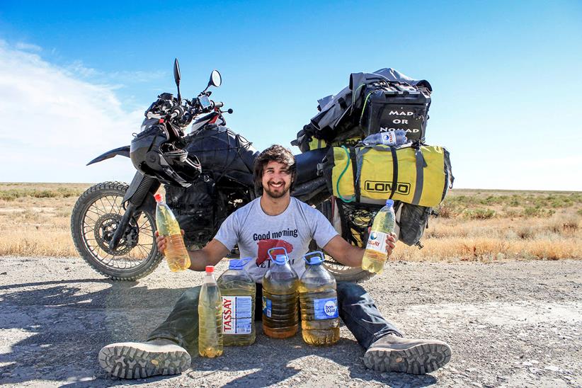 Andy Davidson with his XT