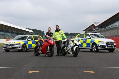 Ducati deliver police liveried Panigale V4 to BikeSafe