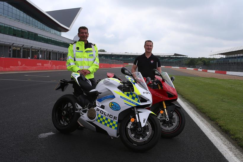 Tim Maccabee - Managing Director, Ducati UK and Nick Adderley – Assistant Chief Constable for Staffordshire Police and National Lead of the BikeSafe