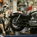 Harley-Davidson in the factory.