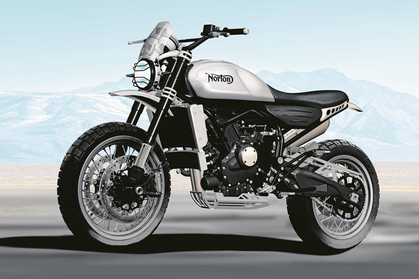 All-new British Norton Scrambler 650.