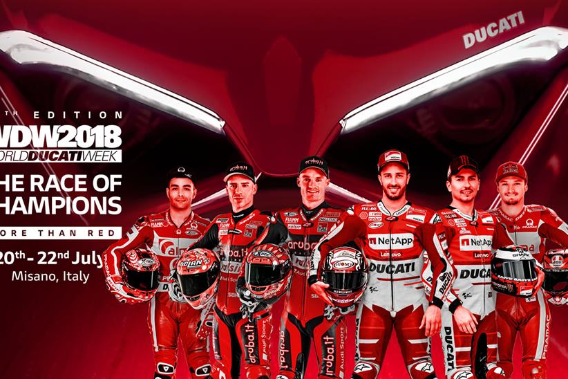 The Race of Champions will take place at World Ducati Week