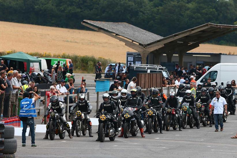 On the day there were riders of all capabilities taking part in The Café Racer Cup