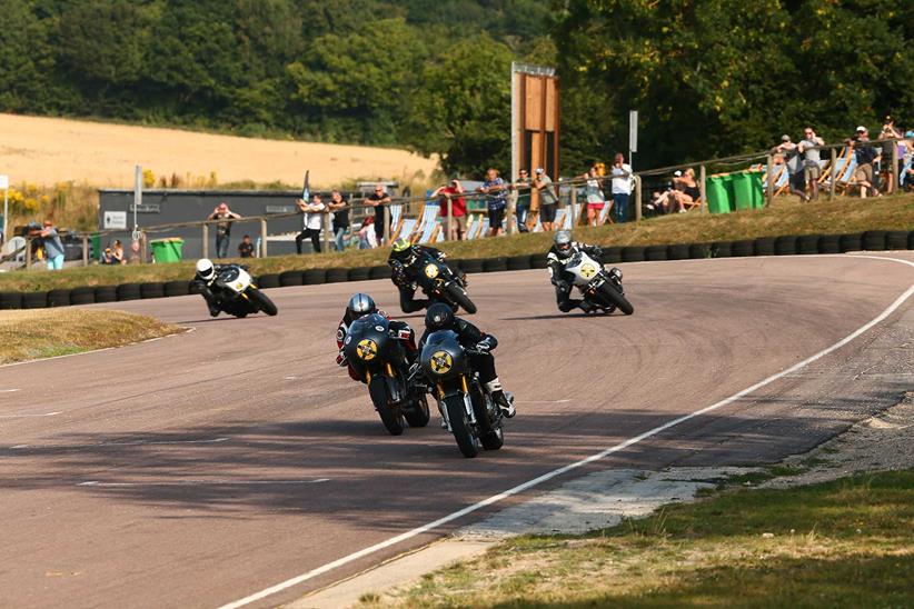 There were plenty of riders of all capabilities taking part in The Café Racer Cup