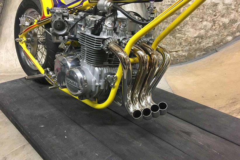 How about a four-cylinder chopper?