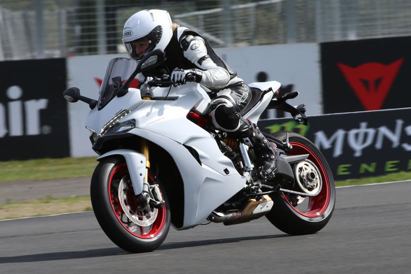 Claire Lomas was going to be riding an SV650 before Ducati became involved