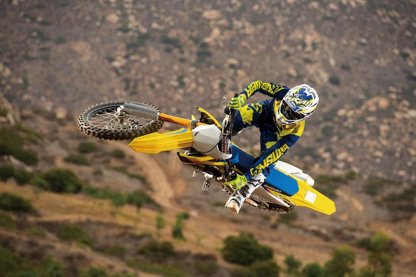 Whip it good, the 2019 Suzuki RM-Z250 catches some air