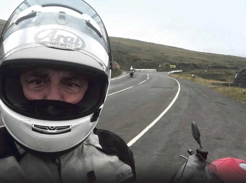 #ride5000miles member John Ashley loved the Southern 100, but still had the World Cup scores coming through to his phone