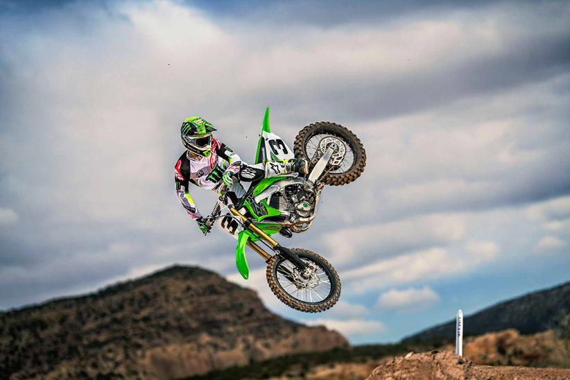 The Kawasaki KX450 shows racing potential