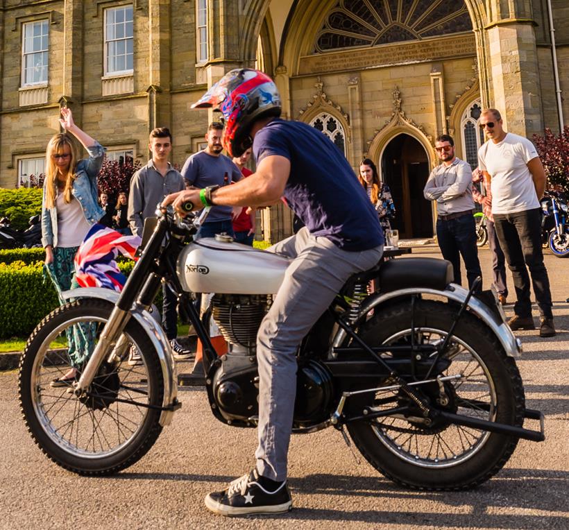 Visitors can take part in the action on their own bikes