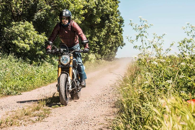 The Scrambler 1100 Sport is capable of light off-road