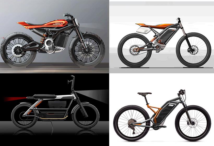 The Harley-Davidson electric bike range