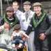 Clive Ling and MCN's Child (left) celebrate a podium at the Goodwood Revival in 2014