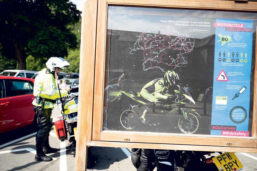 Welsh officers are happy to chat to bikers