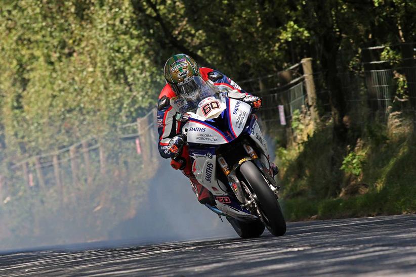 Peter Hickman suffered problems in the Superbike session