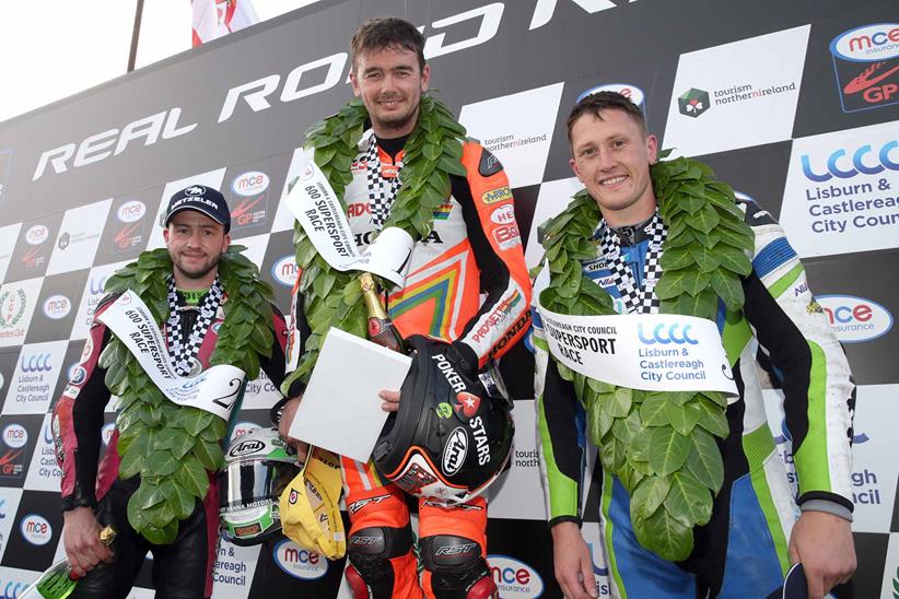 The Supersport podium