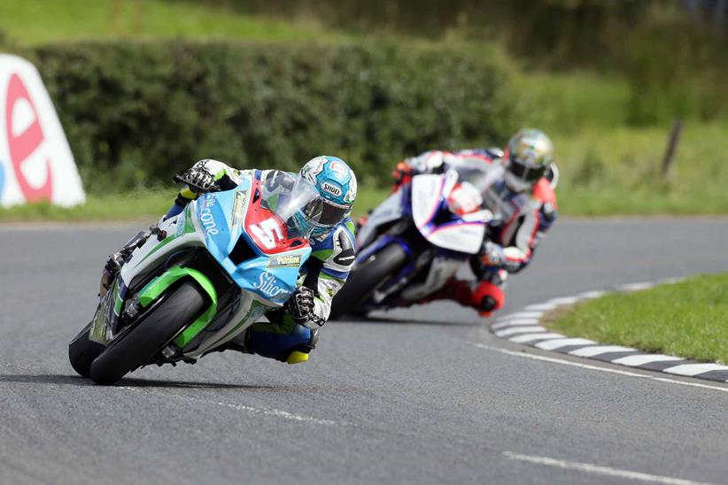 Harrison leads Hickman in the Superstock race