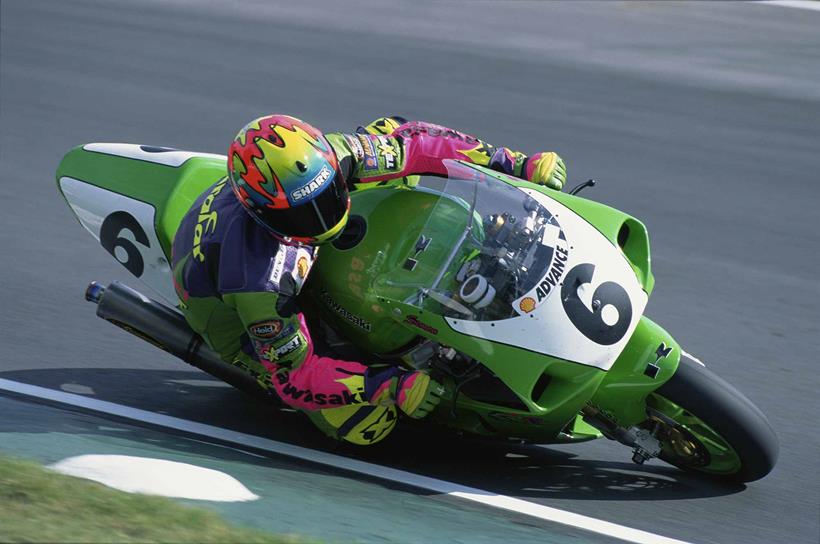 Simon Crafar at Brands Hatch World Superbikes in 1997