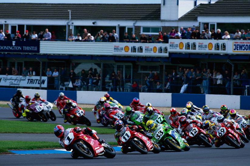 World Superbikes at Donington Park in 1995