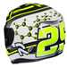 The back of the helmet features Iannone's number