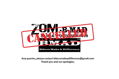 Zombie-themed motorcycle event cancelled