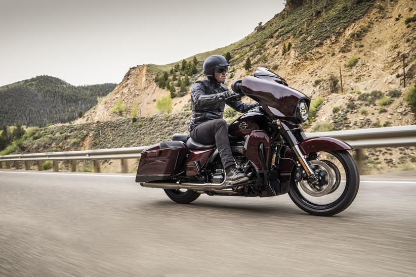 The CVO Street Glide in action