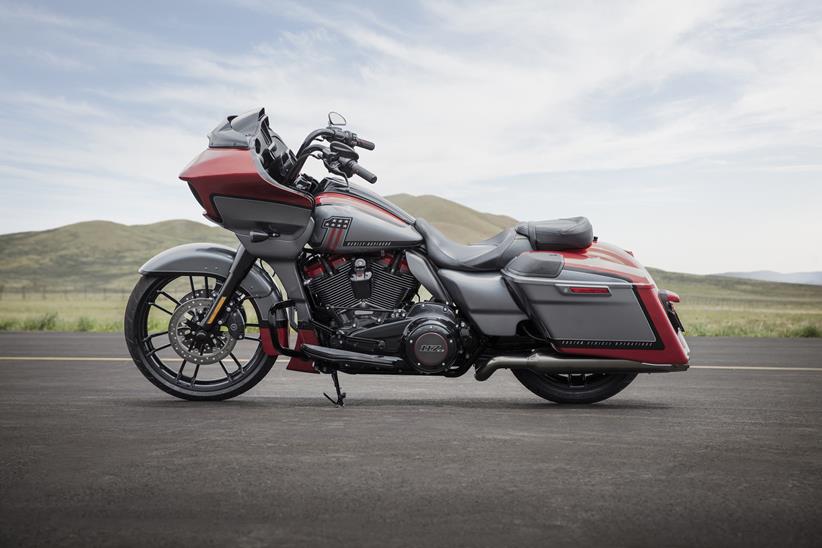 The CVO Road Glide has a real presence to it