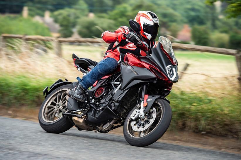 MV Agusta have put road wheels on an adventure style bike