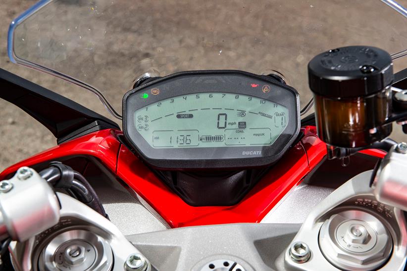 The Ducati SuperSport hasn't received a TFT dash yet