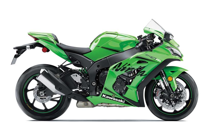 The ZX-10RR is available in Lime Green only