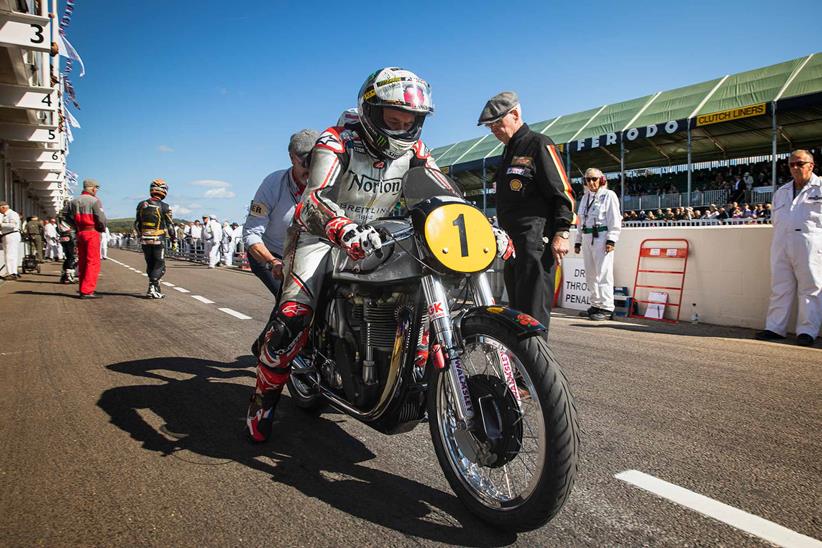 McGuinness gets ready in pit lane