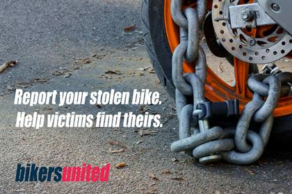 The bikers united website wants to help the victims of bike crime