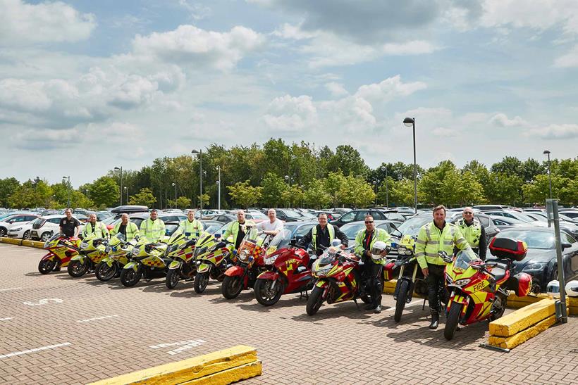 A range of fire bikes visited MCN