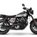 Aluminium with black and grey colour scheme adorn the new Moto Guzzi V9 special edition