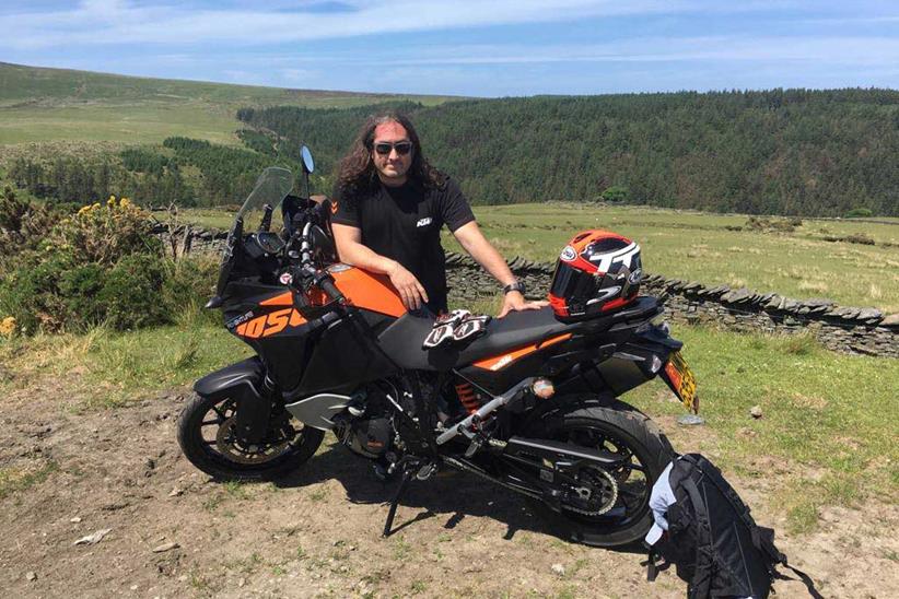 Ross first got into riding after buying a 1990 Honda City Express, just a bit different to this KTM.