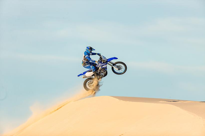 2019 Yamaha WR450F in the sand