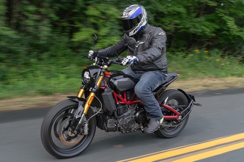 MCN's Richard Newland rides a pre-production FTR1200S