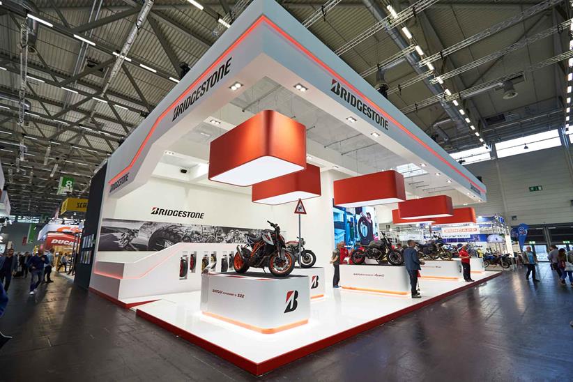 Bridgestone released four new tyres at Intermot