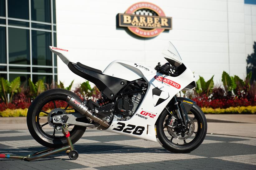 The bike was revealed at the Barber Motorsport Museum in the USA