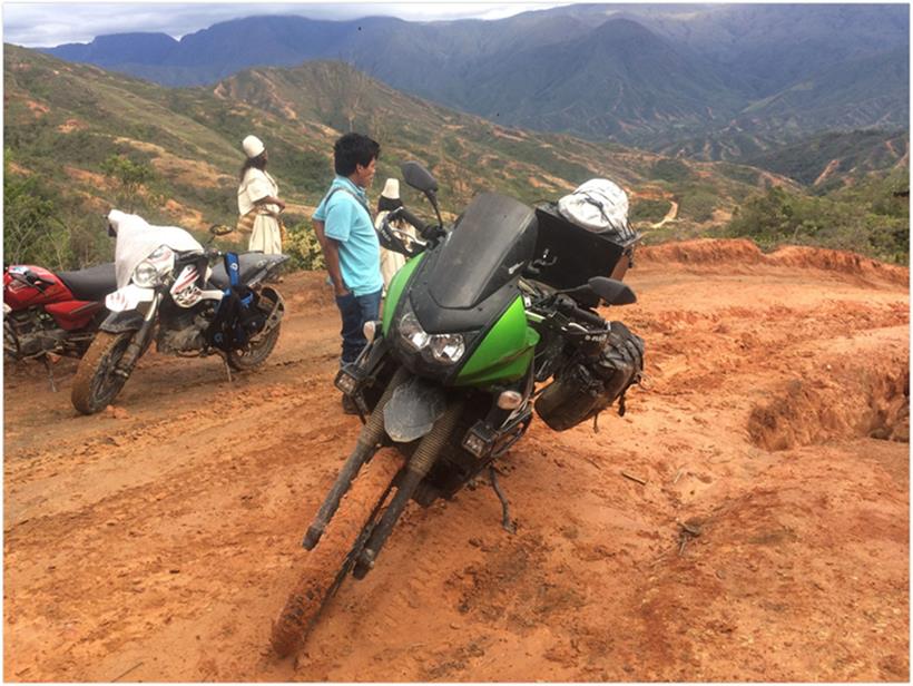 Elijah's clutch burned out in the Colombian mud