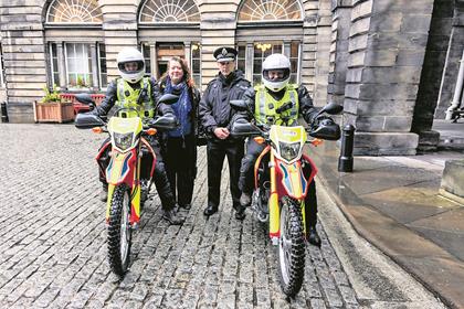 Edinburgh police say off-road bikes are integral in reducing bike crime