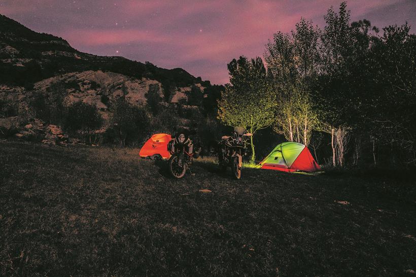 The perfect spot for wild camping