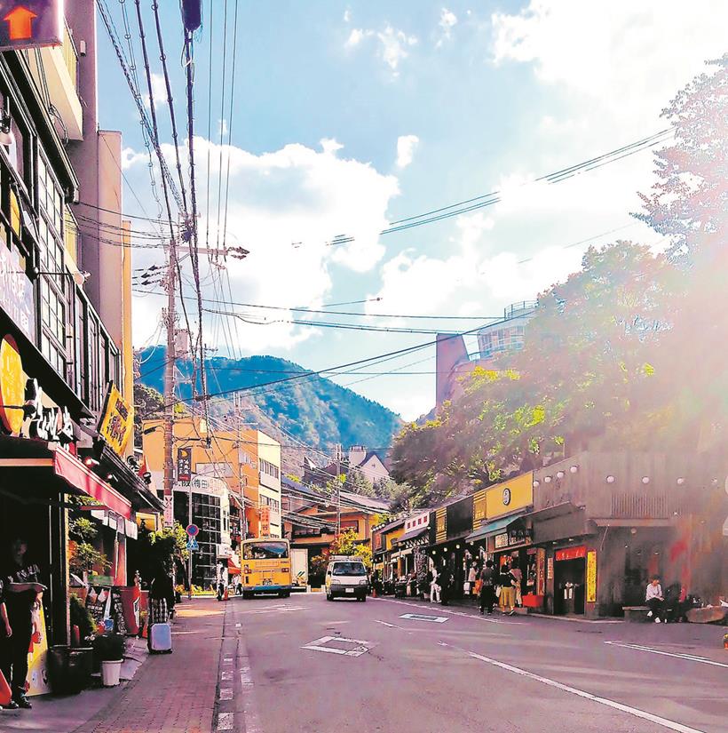 Get out of town in Japan and the going soon turns mountainous