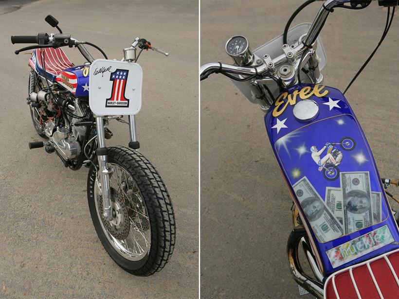 The XR750 replica feels faster than a bike this old should