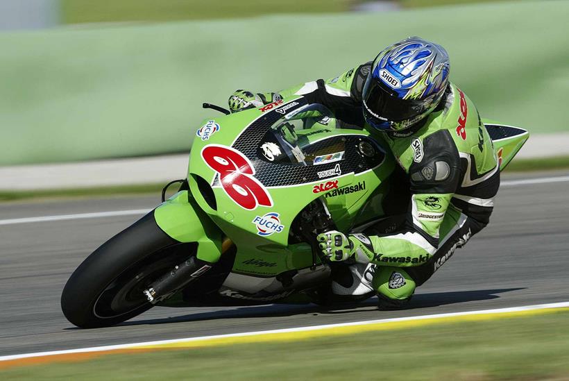 Alex Hofmann was a factory Kawasaki rider