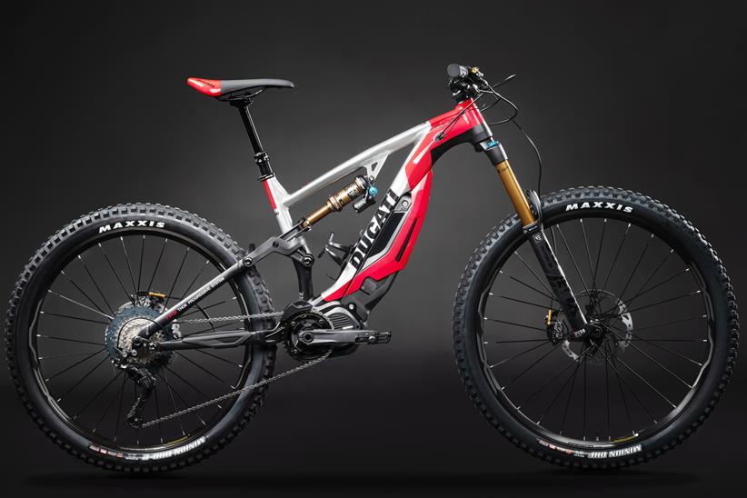 Ducati MIG-RR e-MTB electric mountain bike studio image