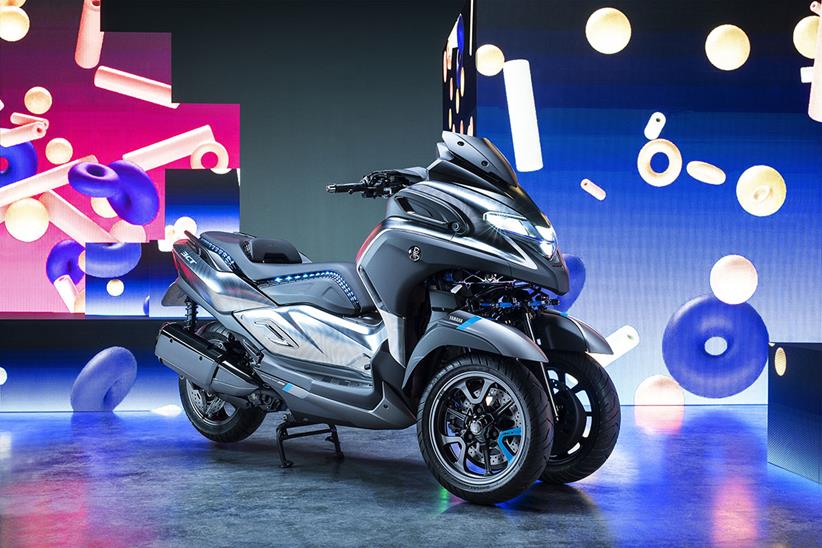 Yamaha unveiled the 3CT concept at EICMA 2018.