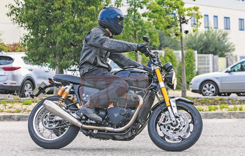 Triumph Speed Twin spy shots first emerged in 2016