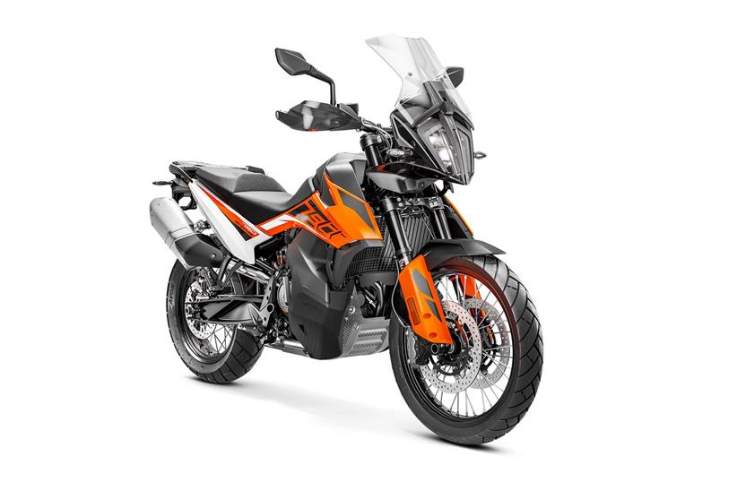 The KTM 790 Adventure comes with Avon TrailRider tyres